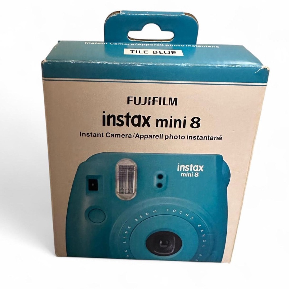 Fujifilm Instax Mini 8 Instant Camera - Tile Blue